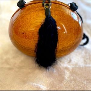 Timmy Woods Beverly Hills Wooden Bag